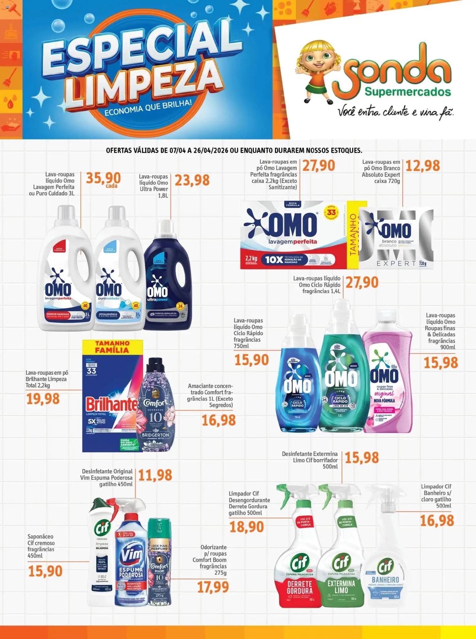 Tabloide Especial Limpeza